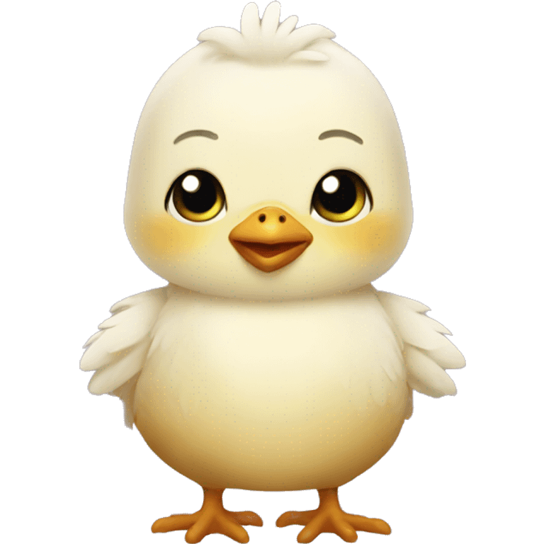 baby chicken doctor emoji