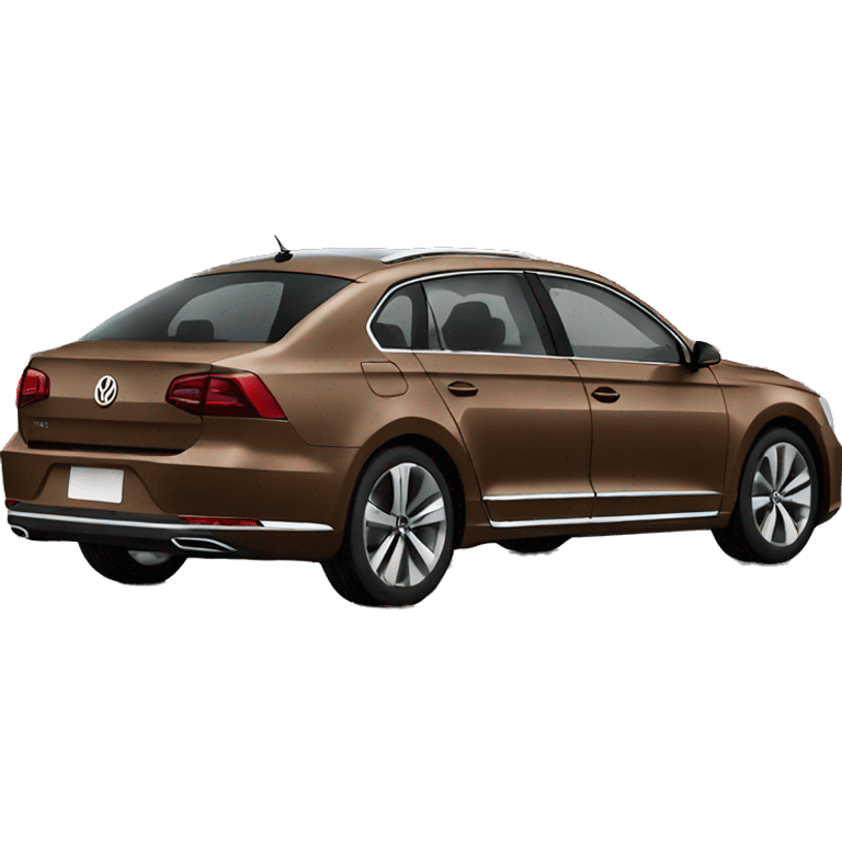 Volkswagen Passat with Brown interior emoji