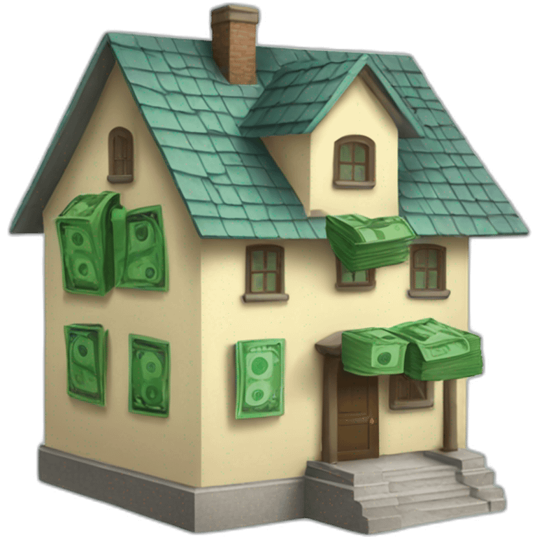 House with money  emoji