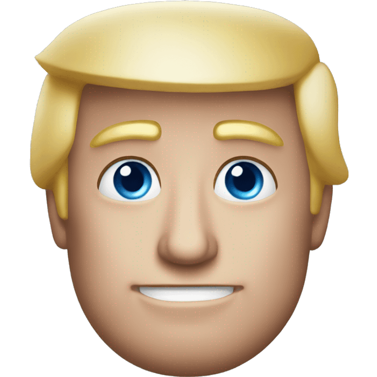 Donald Trump blue eyes thumb up emoji