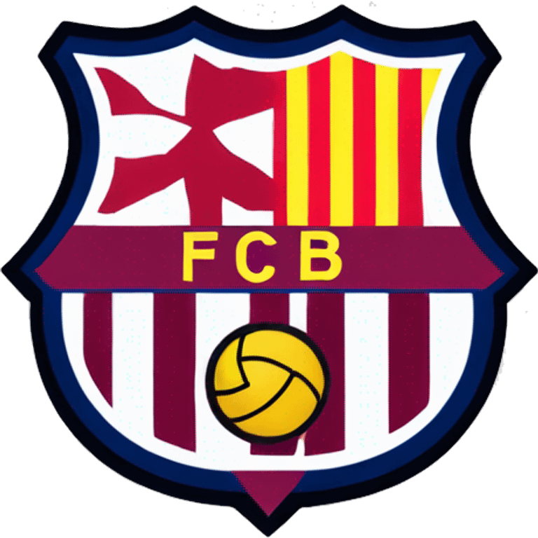 Fc Barcelona logo emoji