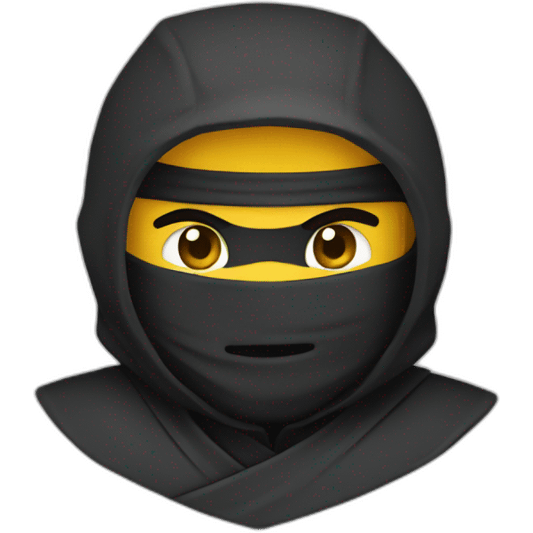 Ninja pasamontañas  emoji