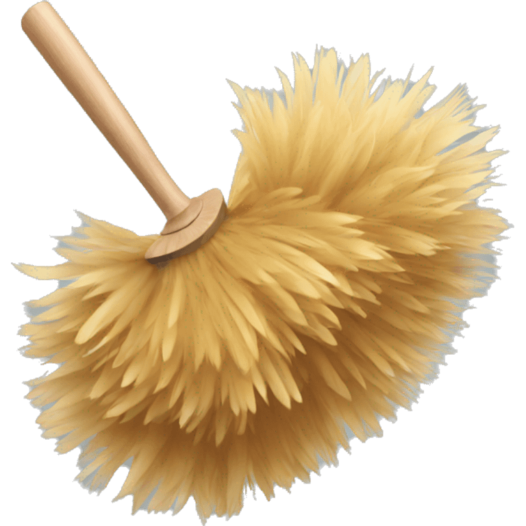 Feather duster emoji