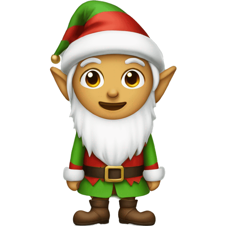 Christmas elf emoji