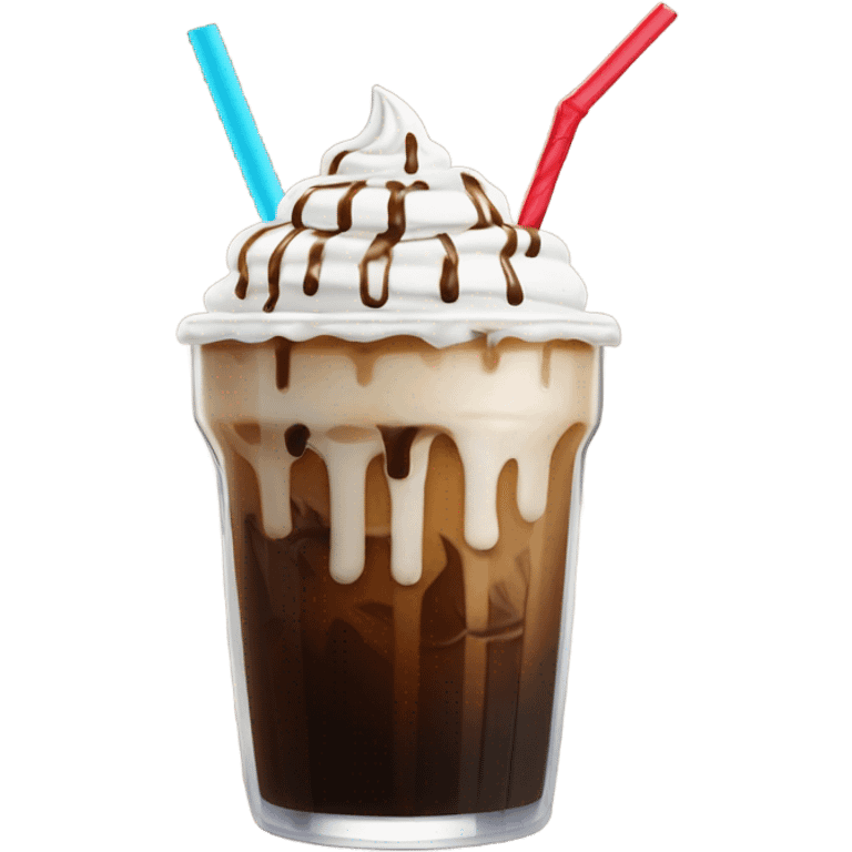 Ice coffee emoji