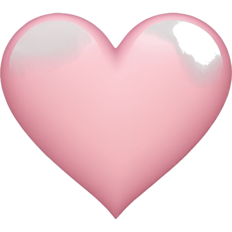 light pink heart emoji