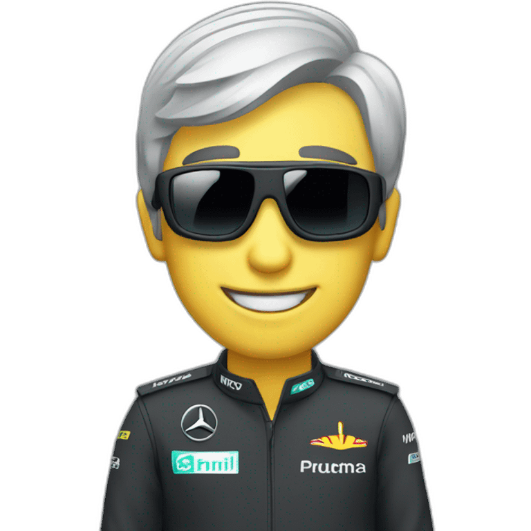 a mercedes formula 1 emoji