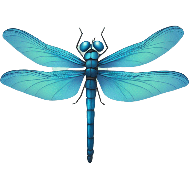 Magical Blue dragonfly emoji