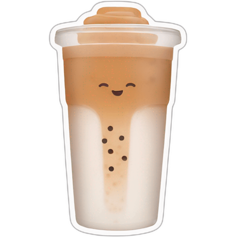 Speech bubble tea emoji