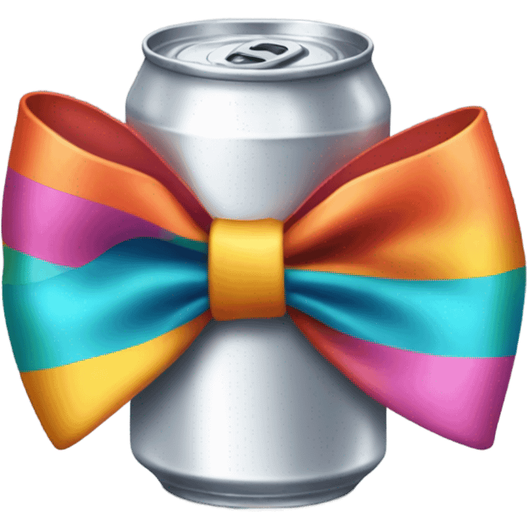 Soda with bow  emoji