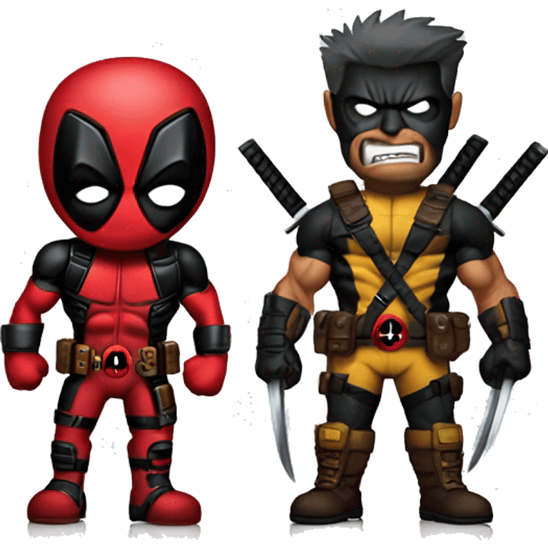 Deadpool Wolverine emoji