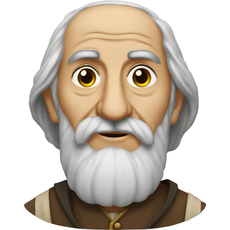 Old Turkish Medieval poet emoji