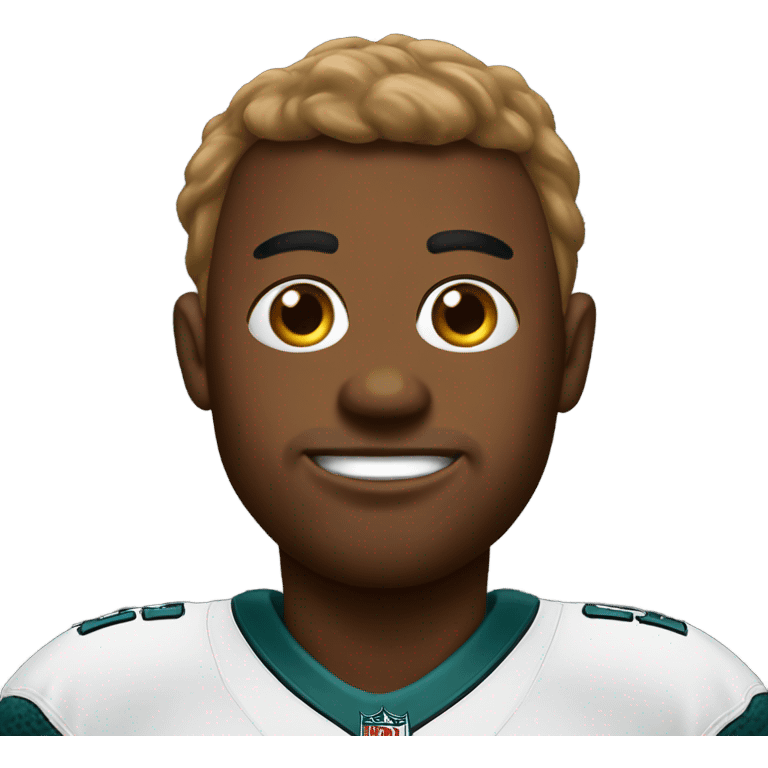 Poop emoji in eagles jersey emoji