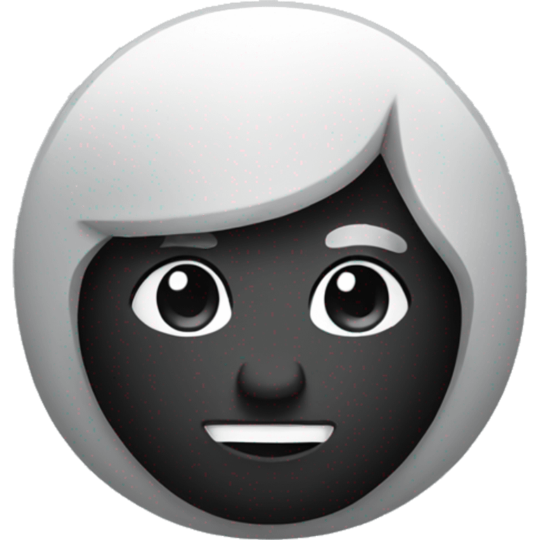 Black button emoji