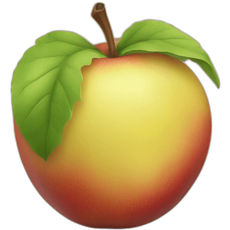 Pomme jaune emoji