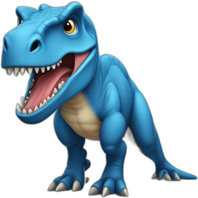 tyrannosaurus-blue-gang emoji