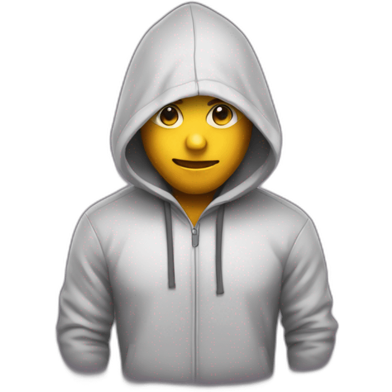 programmer with a hoodie emoji