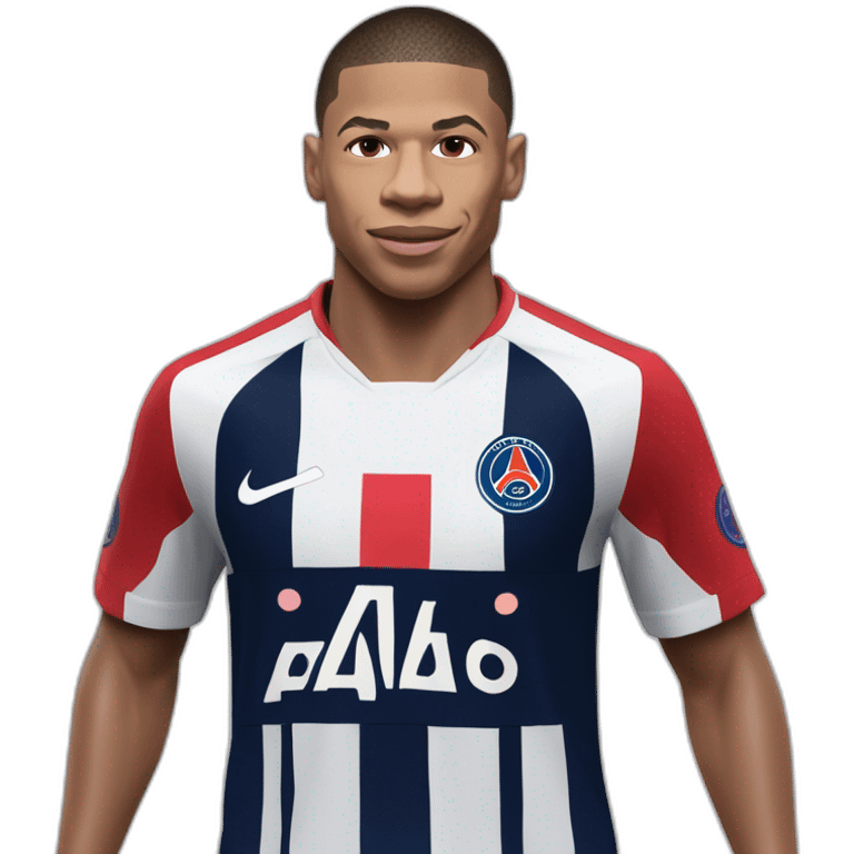 kylian mbappe, psg emoji