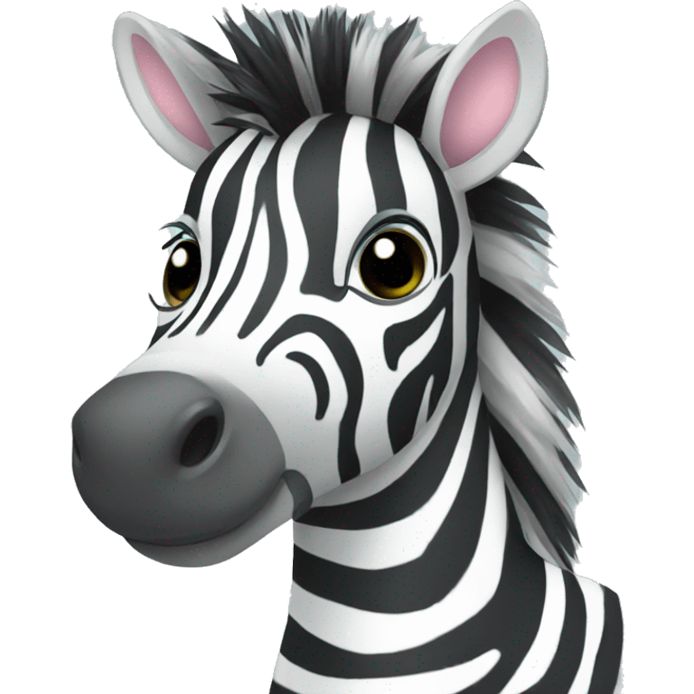 cute zebra emoji