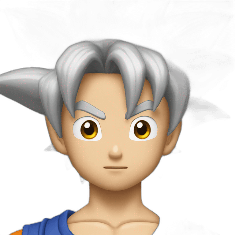 Goku ss bleu emoji