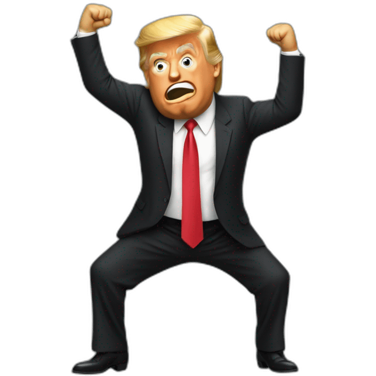 Trump qui twerk emoji