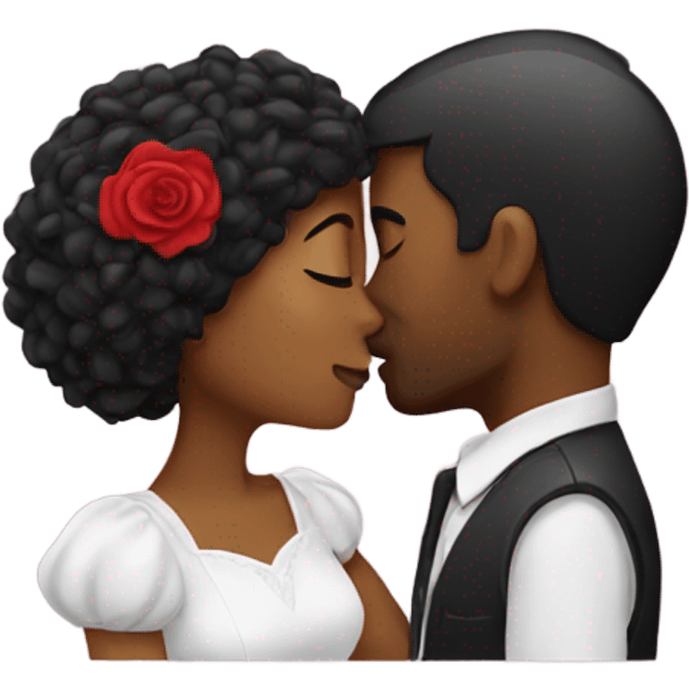 lovers kissing emoji