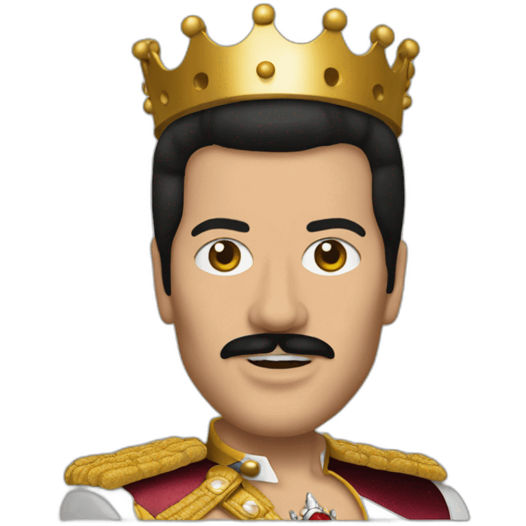 Freddy Mercury queen emoji