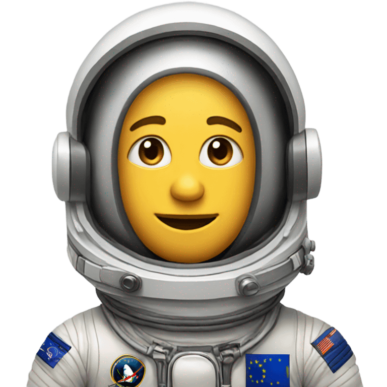 European astronaut emoji