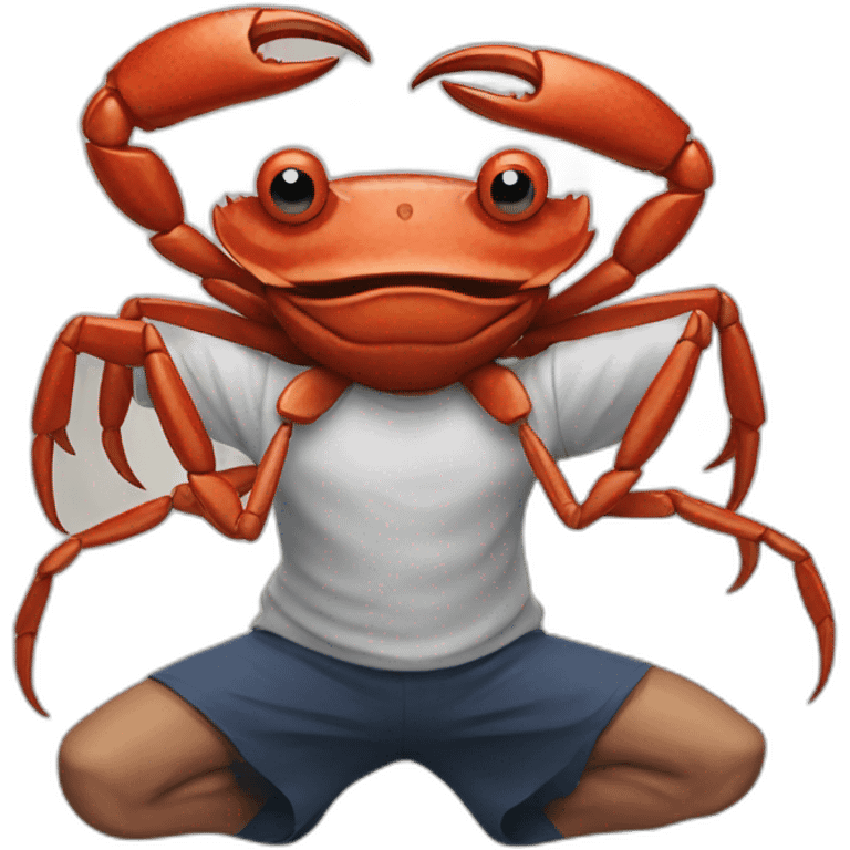 Crab king emoji