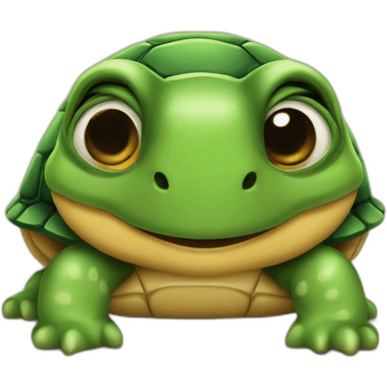 Tortue sur cac emoji