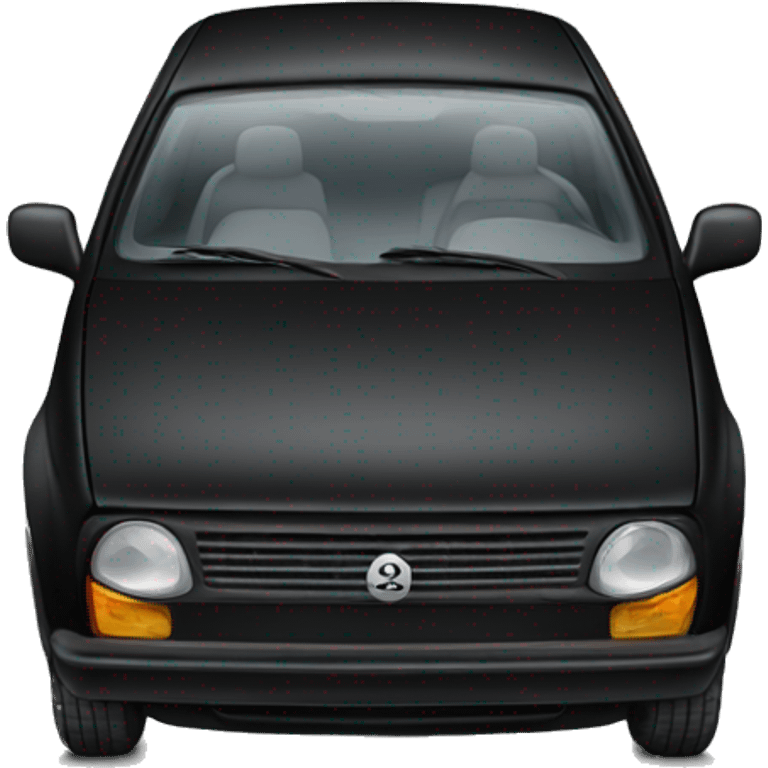 Black polo car emoji