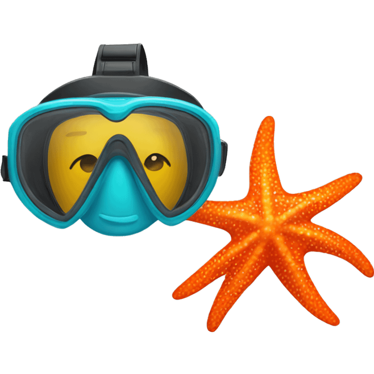 Starfish snorkel  emoji