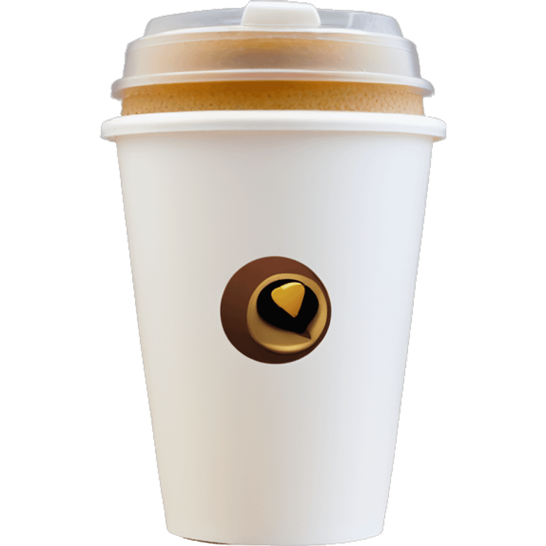 to go cup of coffee with logo “COFIX” emoji