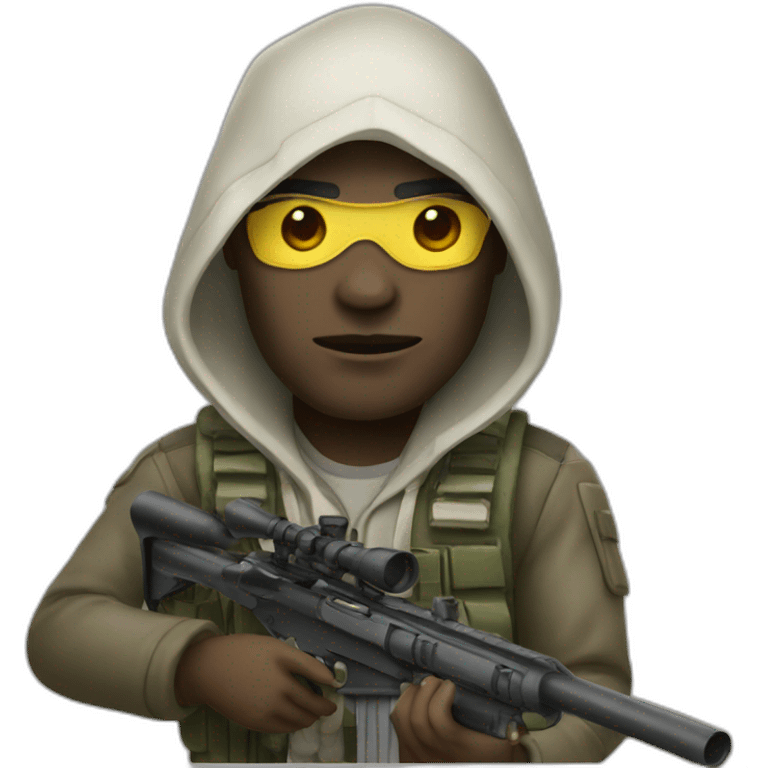 sniper white skin emoji