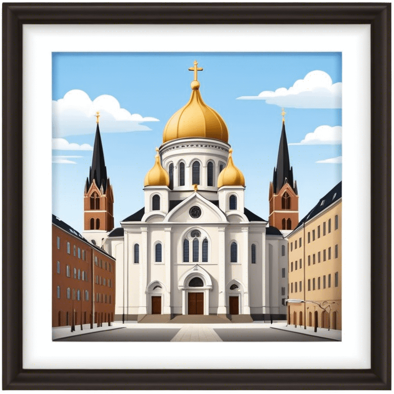 Uspenski cathedral Helsinki  emoji