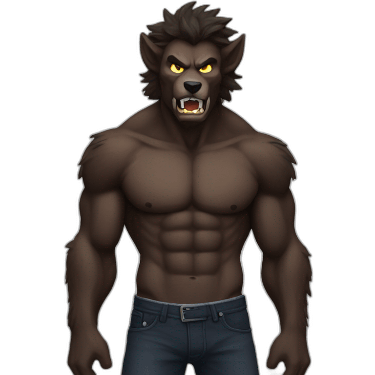 werewolf abs emoji