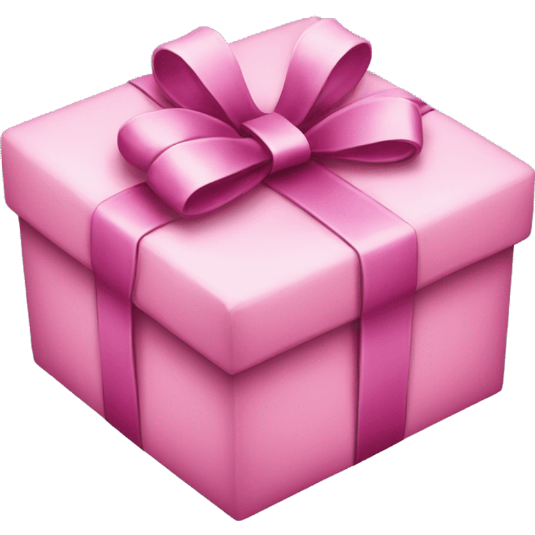 Pink Christmas present  emoji