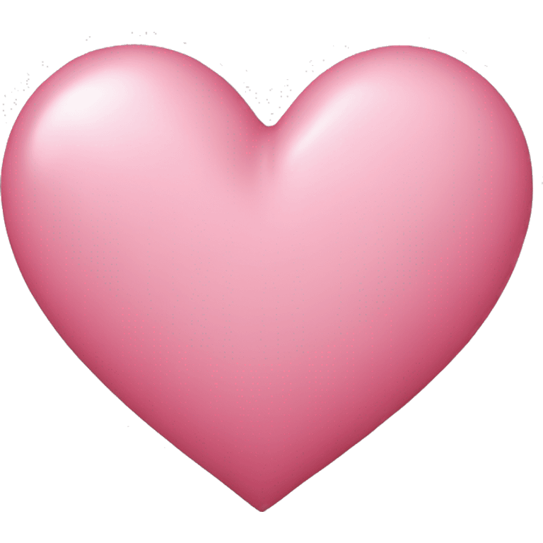 realistic pink heart emoji