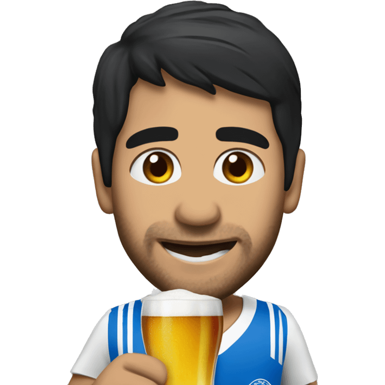 Luis Suárez drink beer emoji