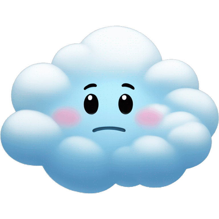 happy cloud emoji