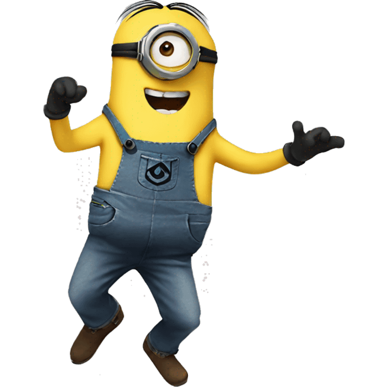 Minion dancing emoji