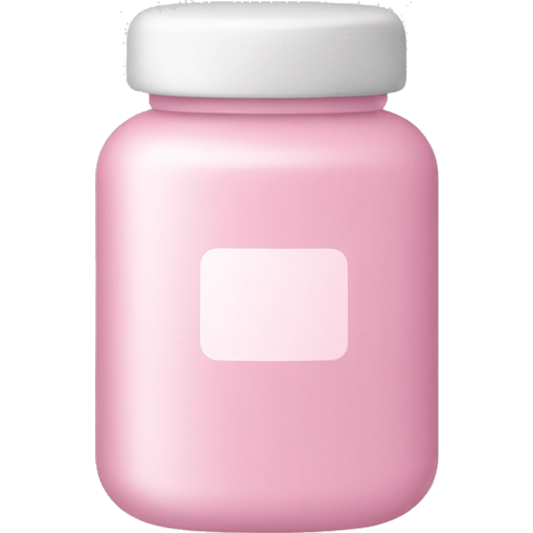 Pale pink pill bottle emoji