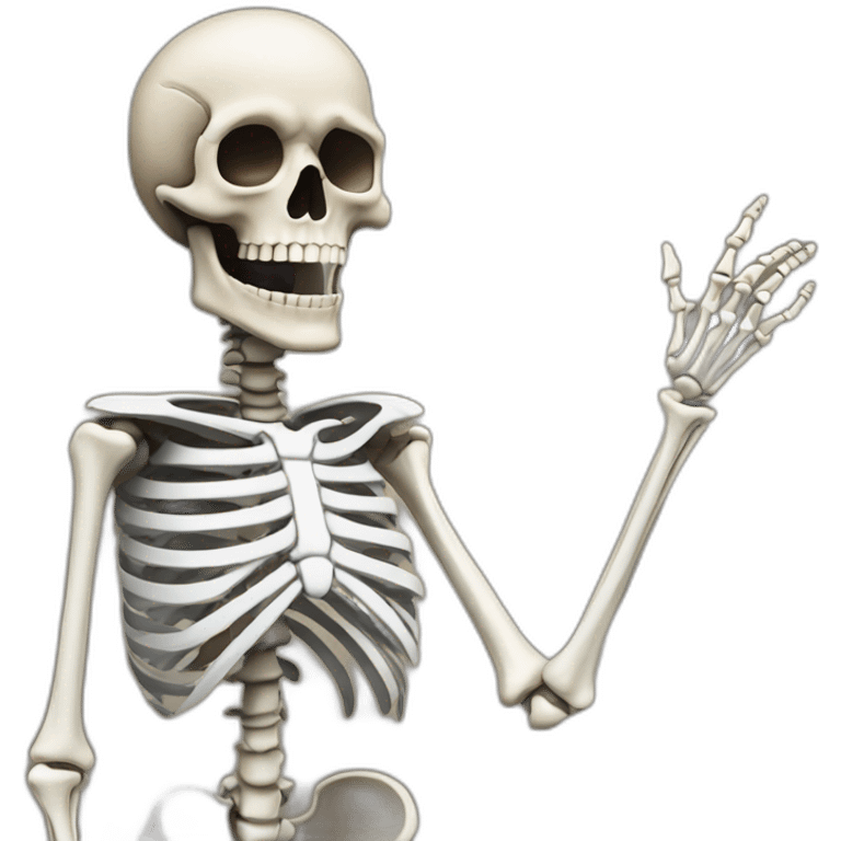 skeleton emoji