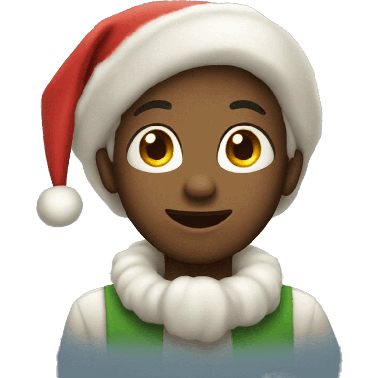 cute light christmas emoji