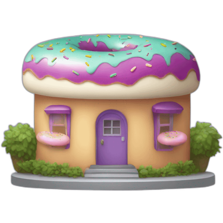 doughnut building emoji