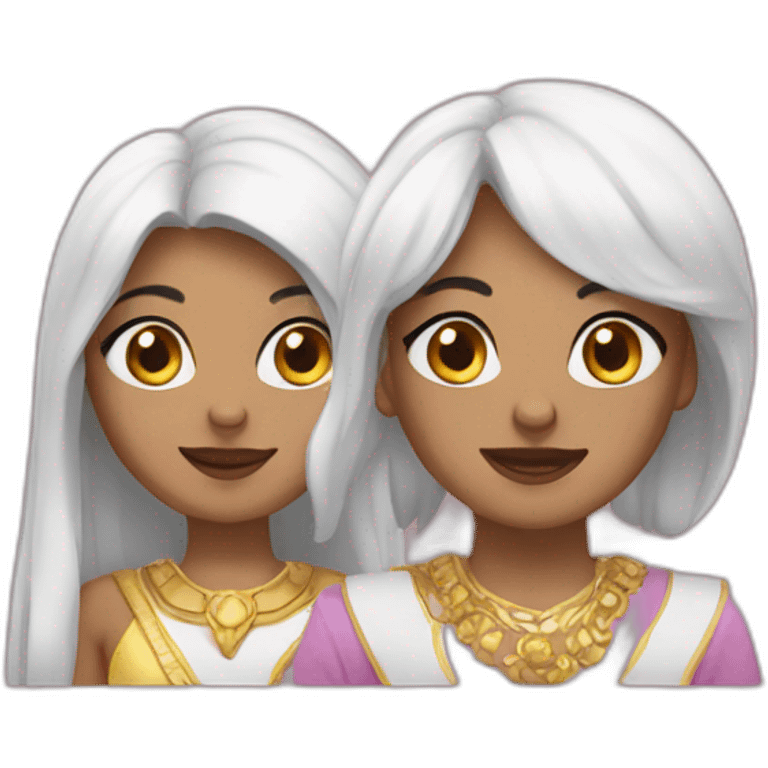 Sisi and Kity emoji