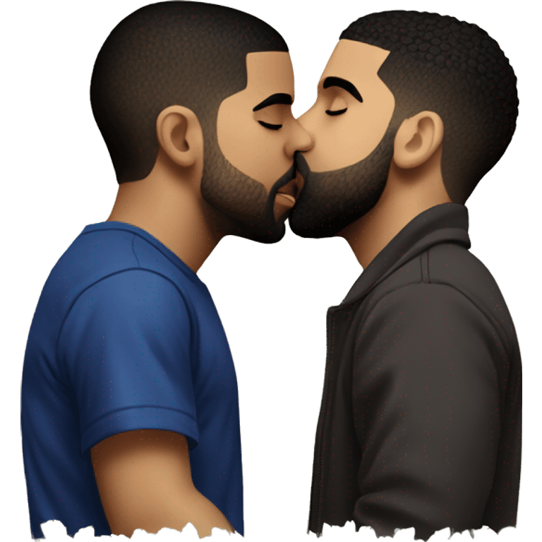 drake kissing drake kissing drake kissing drake emoji