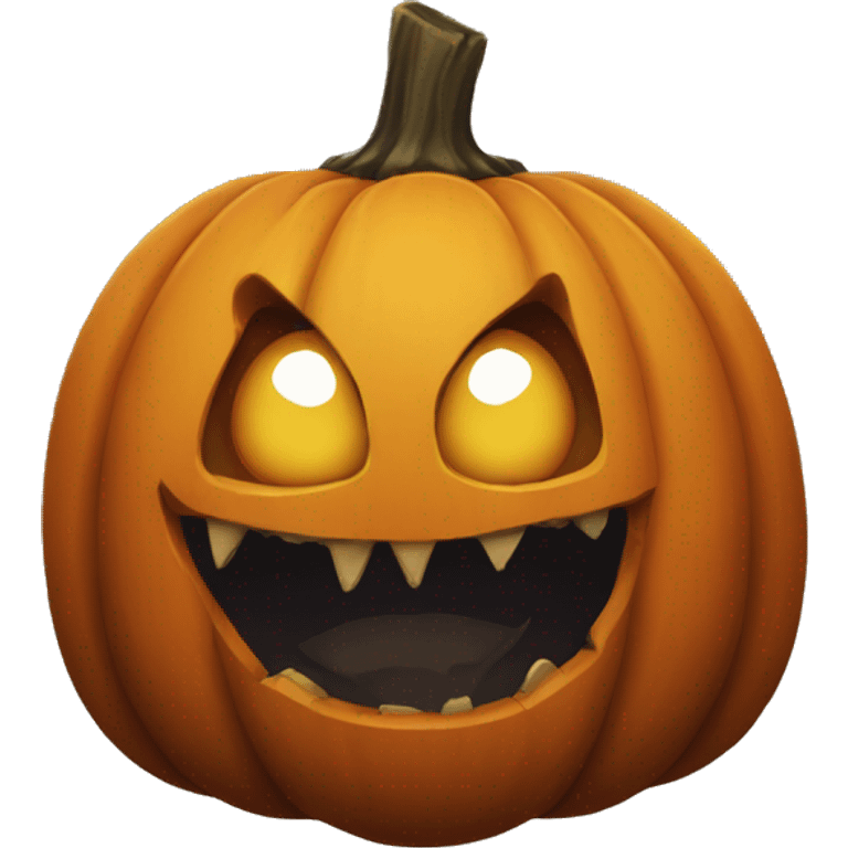 scary pumpkin emoji