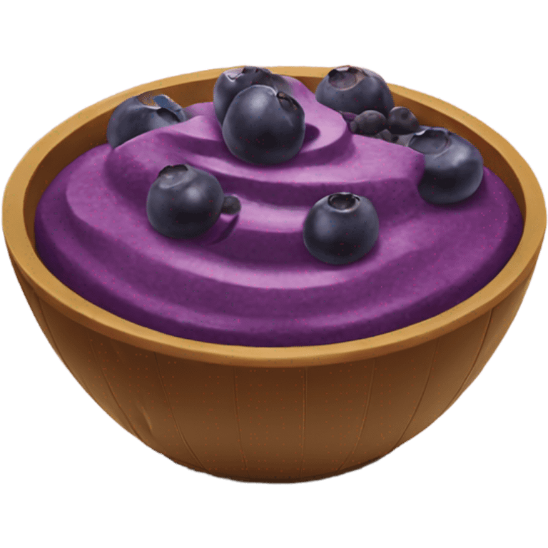 Acai bowl emoji