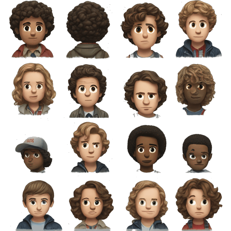 lucas stranger things emoji